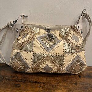 Jamin Puech Paris Vintage Patchwork Leather Shoulder Bag